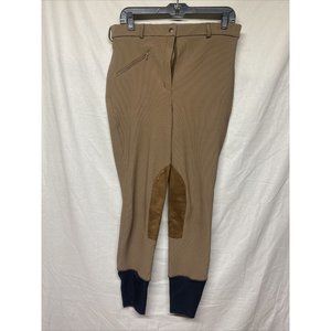 Gutos Womens Horse Riding Pants Bottoms Ribbed Breeches Stretch Lot of 2 32 & 30